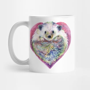 HedgeHog Heart by Michelle Scott of dotsofpaint studios Mug